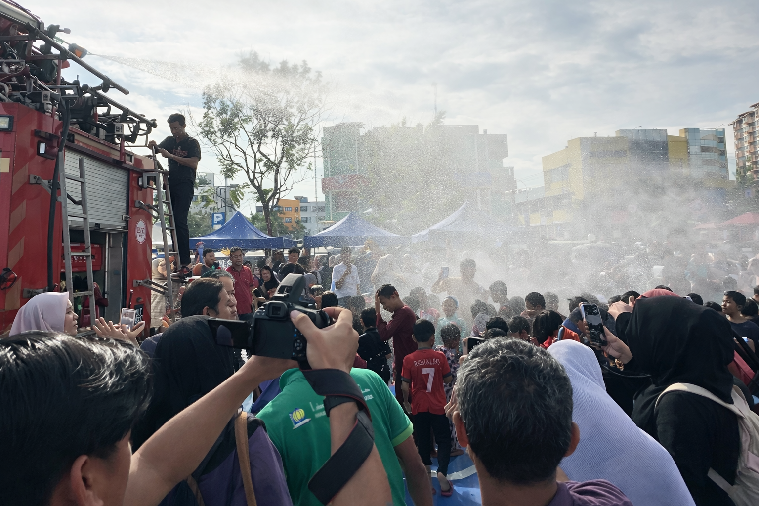 mandi bomba sunathon karnival sihat BSP Klinik Rakiaa